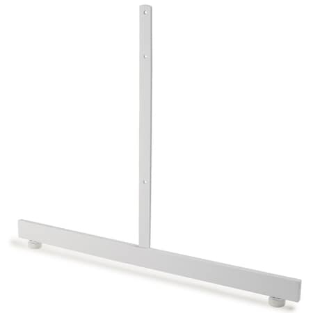 Luggage Loader GL24-W Rectangular Tubing Leg for Grid Panel, White - Semigloss LU2570412